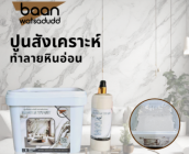 ปูนสังเคราะห์ทำลายหินอ่อน PWD-01 ปูนสีขาว